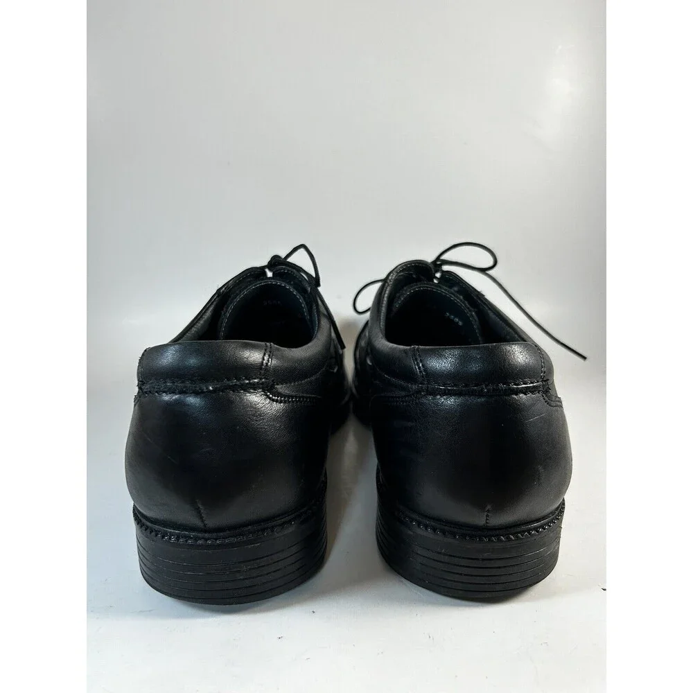 Johnston & Murphy 203605 Men's Shoes Size 10.5 M Black Leather Lace Up